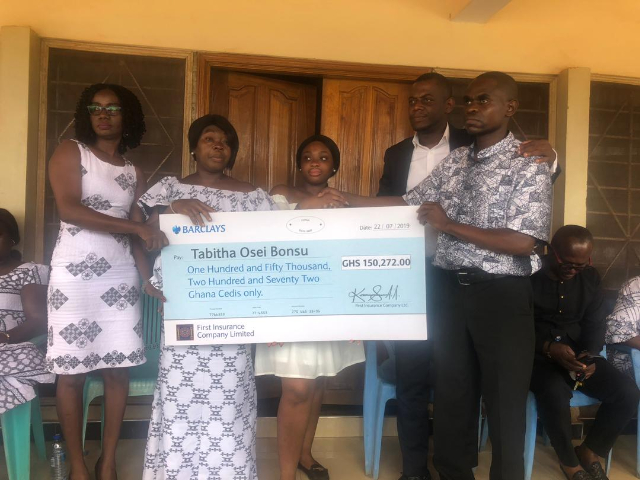 First Insurance pays over GH₵150k as death claim to beneficiary 